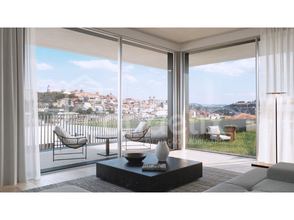 Apartamento T1 novo na margem sul do rio Douro, em Vila N...