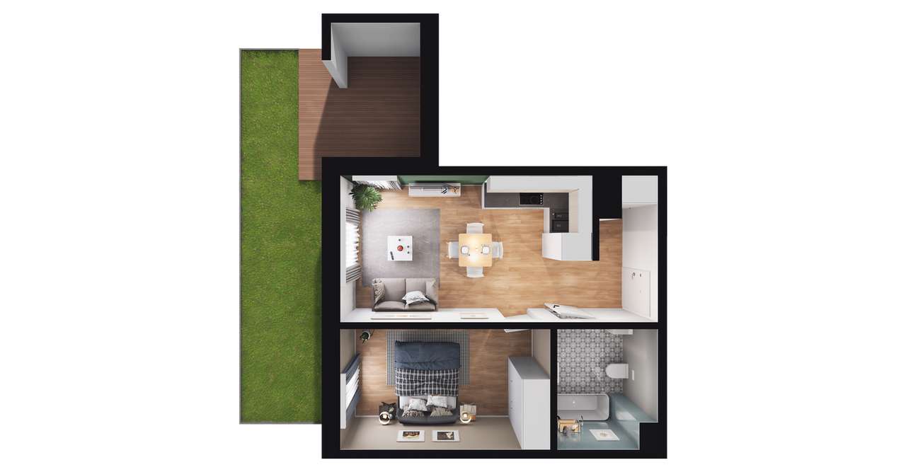 Piasta Towers| mieszkanie 2-pok.| 86_1 kredyt 2% - Pełny obrazek: 2/8