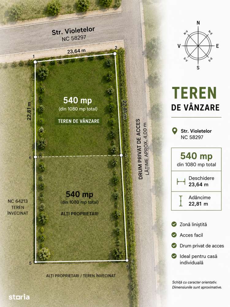 Teren de vânzare , toate utilitățile-0