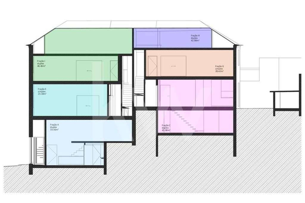 PRÉDIOS EM PROPRIEDADE TOTAL, PARA CONVERSÃO EM 10 APARTAMENTOS T1 (VI - Grande imagem: 2/26
