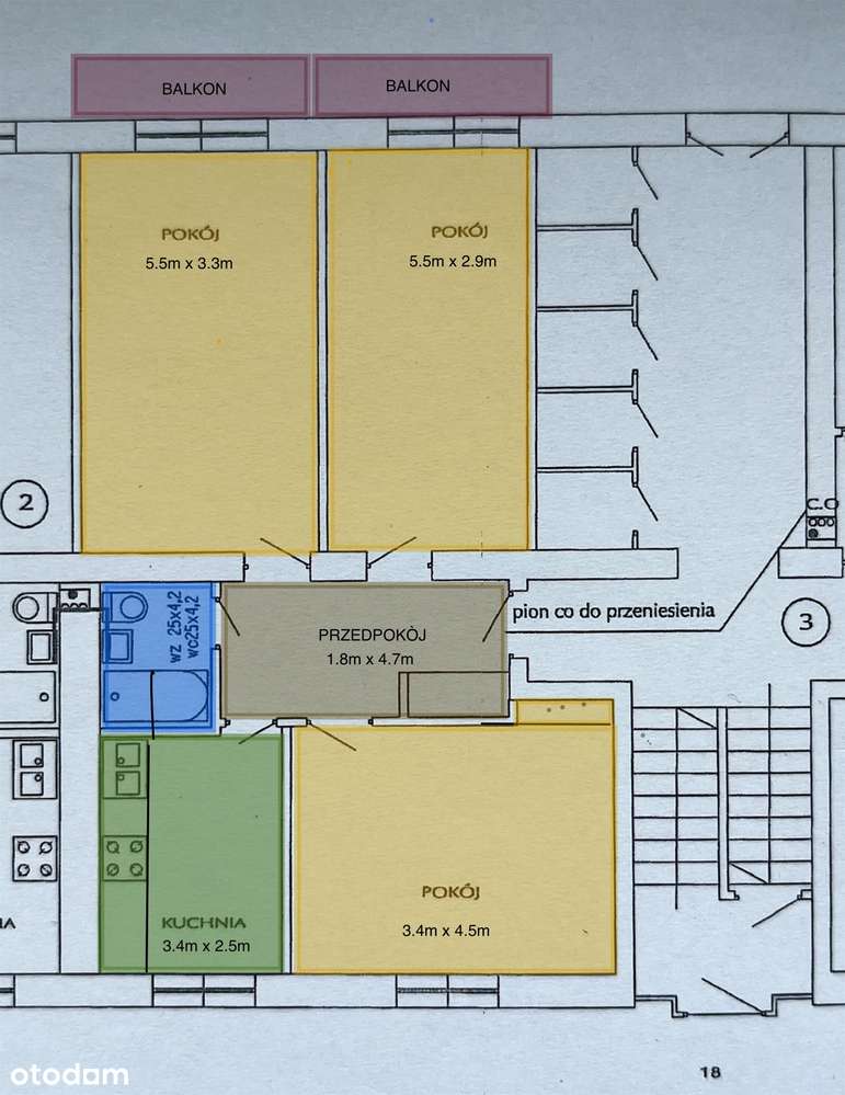 Duże 69m2, 3pok. rozkład, Przestrzenna/Dworzec PKP-12