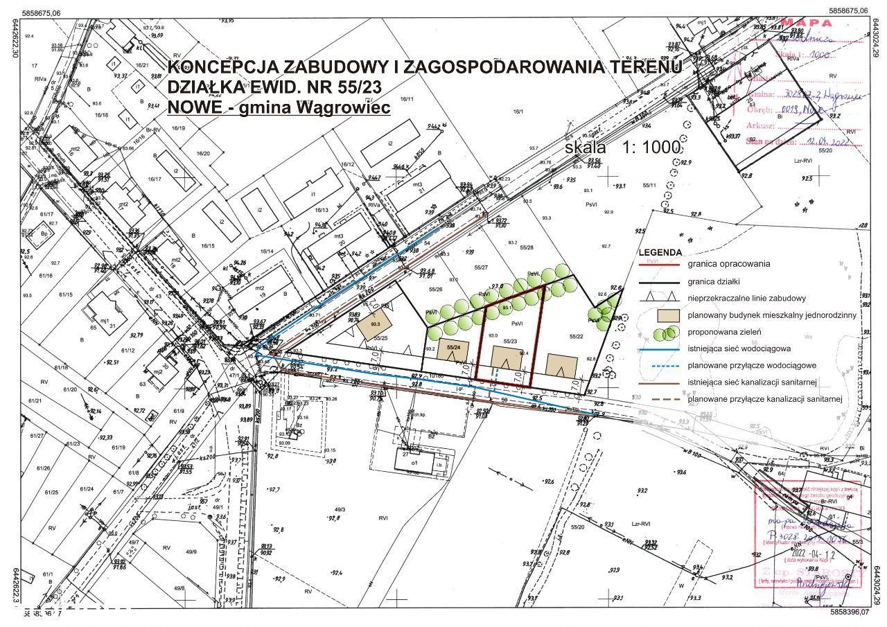 Atrakcyjna działka w miejscowości Nowe