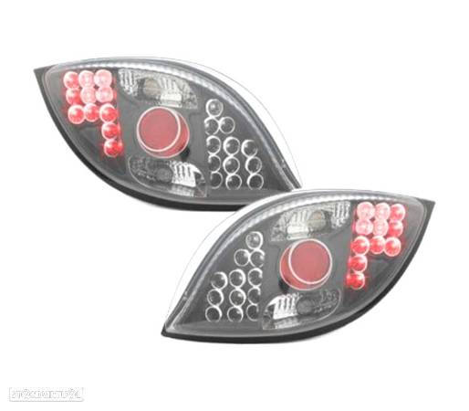 FAROLINS TRASEIRO LED PARA FORD KA 96-08 VERMELHO CROMADO - 2