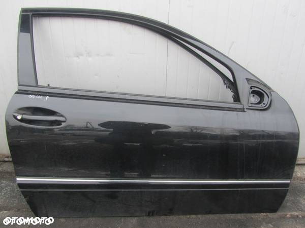 MERCEDES clc 203 drzwi prawe lewe srebrne czarne coupé - 1