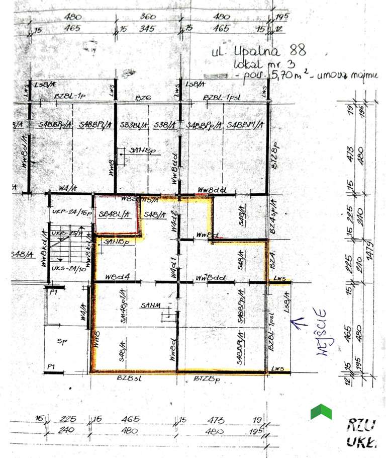 Lokal użytkowy pod działalność 71,80m2 ul.Upalna - Pełny obrazek: 2/12