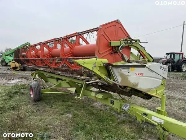 Claas Claas V750 Vario 7,5m - heder zespół żniwny + wózek - 1