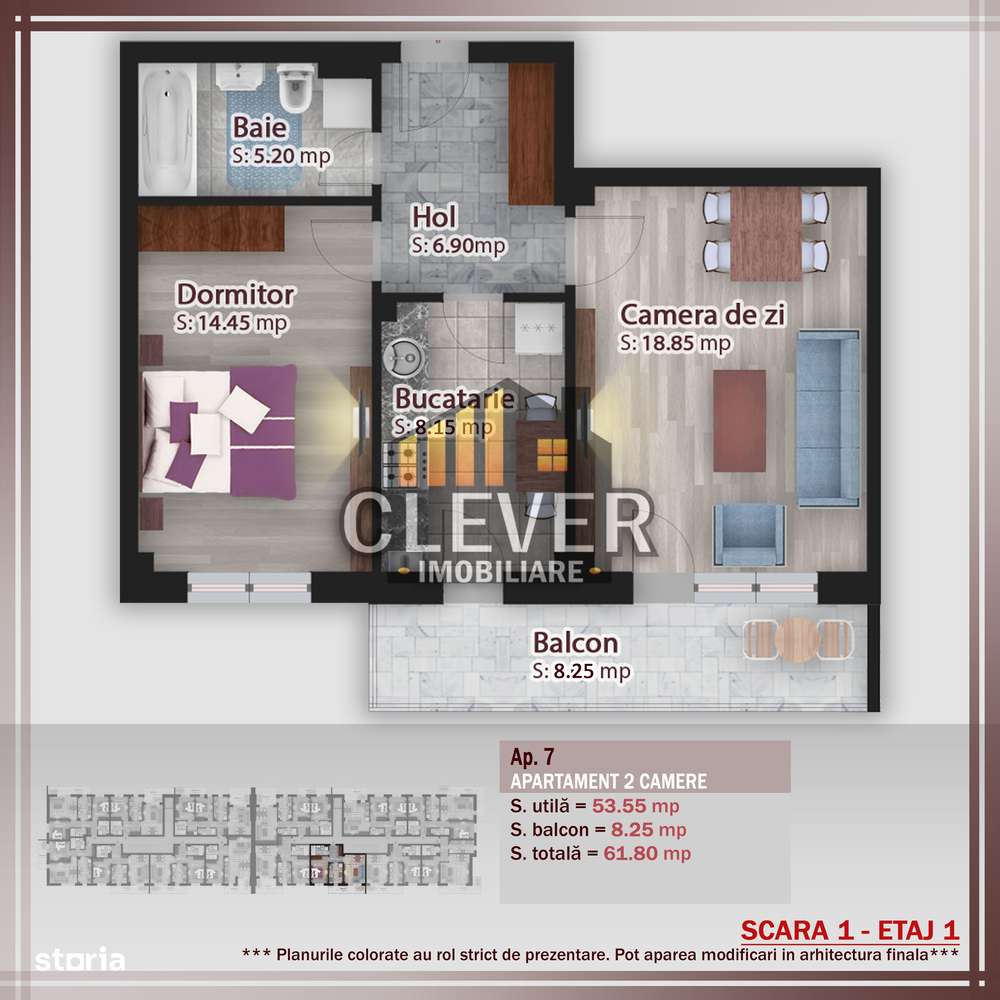Direct Dezvoltator Comision 0-Apartament 2 camere Th Pallady - Imagine principală: 2/13