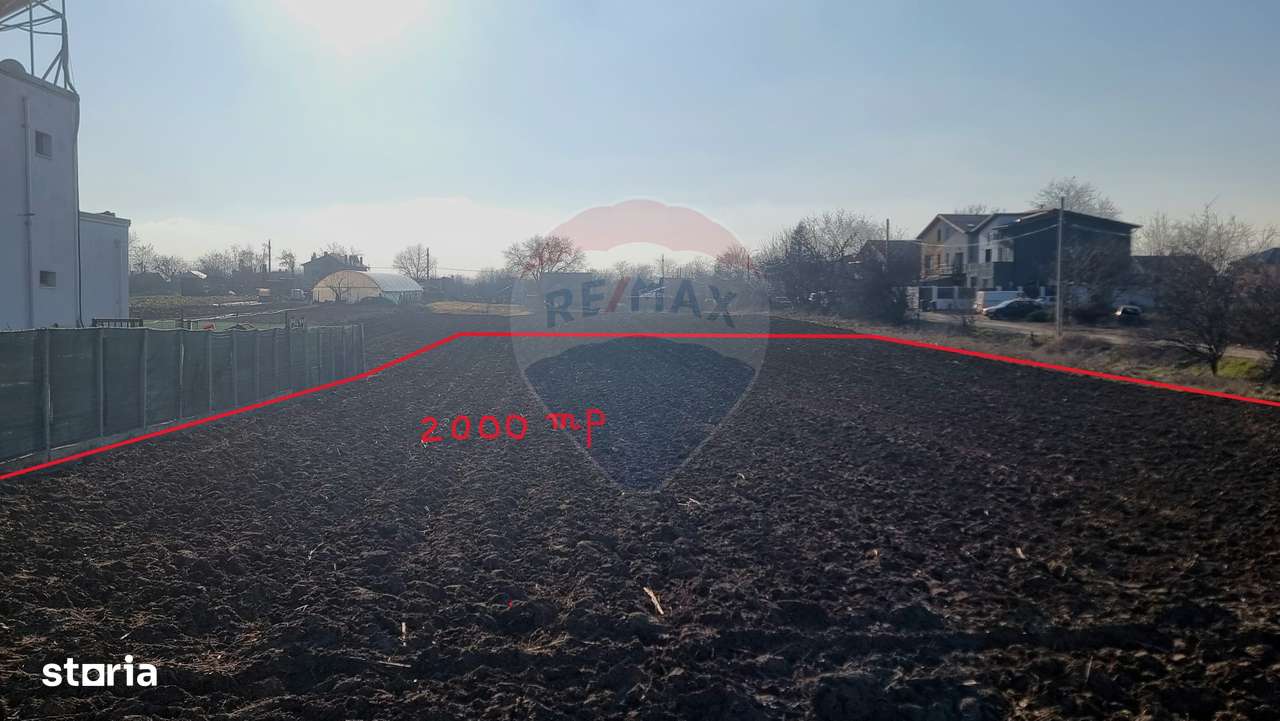 Teren Intravilan generos de 2000mp in Magurele - Imagine principală: 3/4