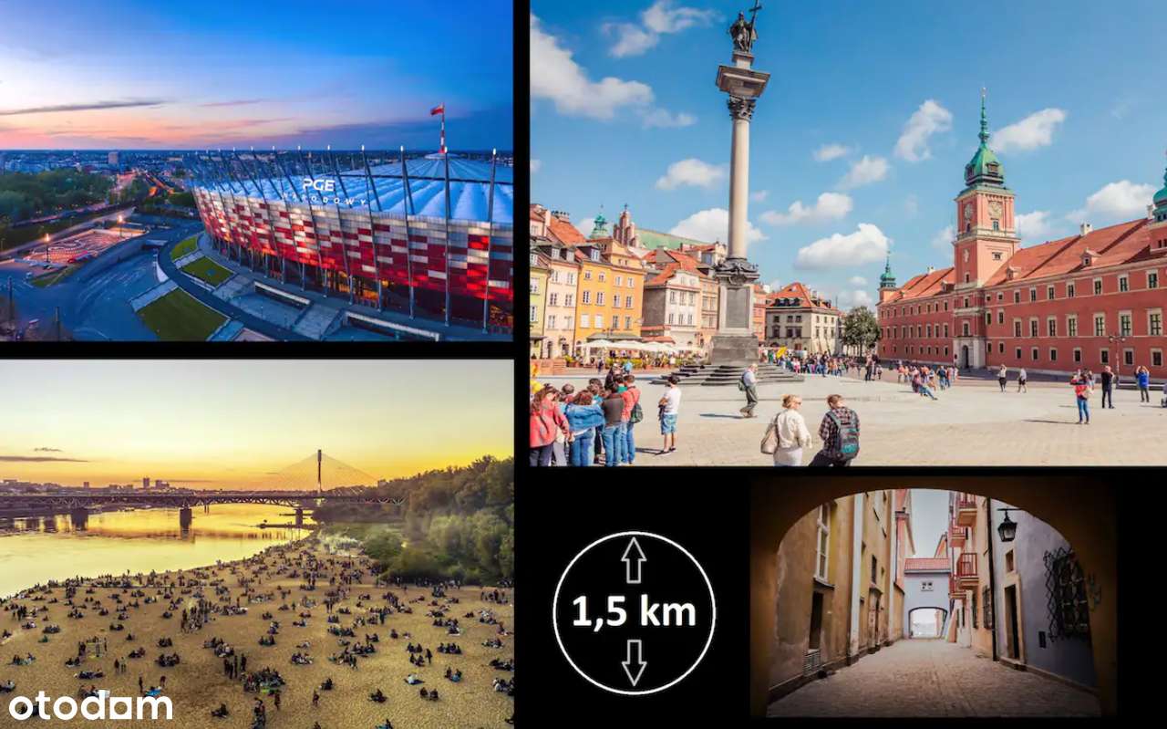 Kawalerka w Porcie Praskim| Metro 600m | Kładka |Bulwary |BEZ PROWIZJI-9