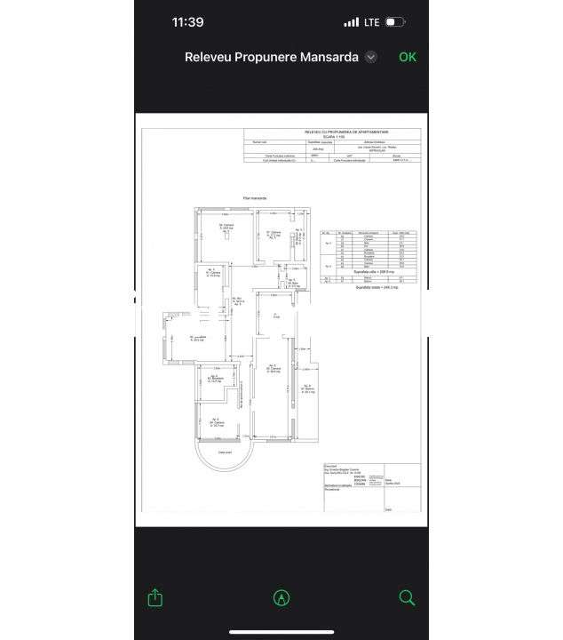 Apartament la casa, necesita compartimentare, terasa de 30 mp - Imagine principală: 2/11