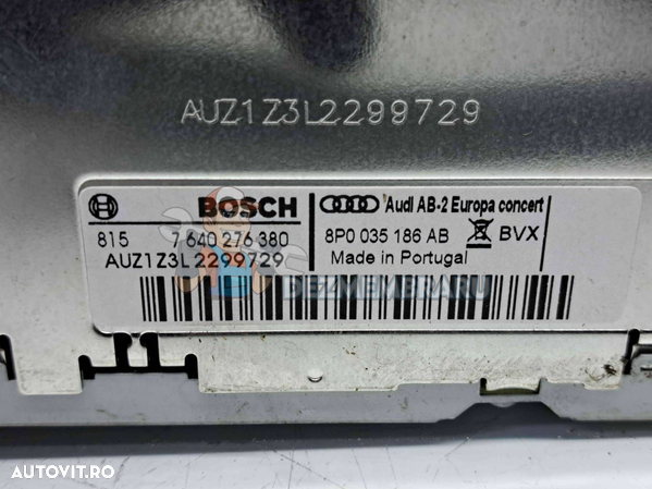 Radio CD Audi A3 Sportback (8PA) [Fabr 2004-2013] 8P0035186AB - 2