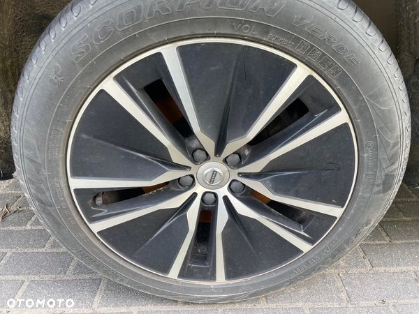 kpl 4x idealne alu felgi 19 volvo xc90 II 15- opony 235/55/19 pirelli 5x108 - 1