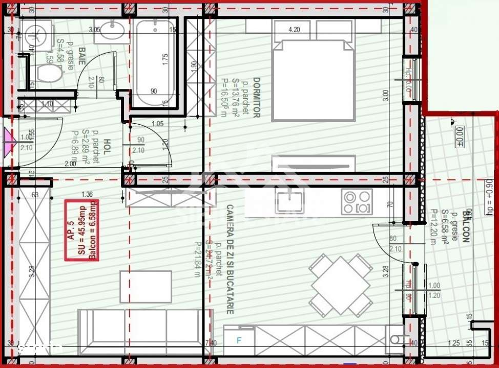 Investitia perfecta: apartament modern cu 2 camere si balcon in Șelim - Imagine principală: 2/14