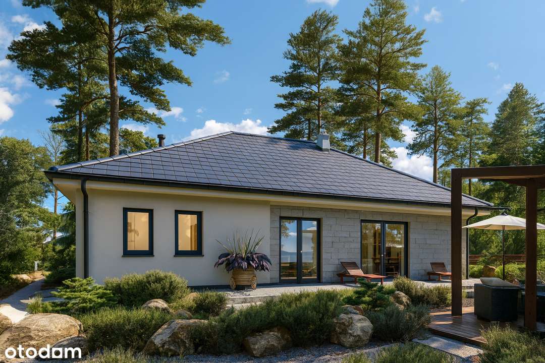 Nowoczesny dom  wolnostojący z 4 pokojami w Osieku-2