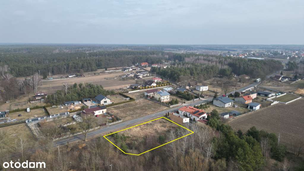 Działka budowlana w Przesiadłowie - Pełny obrazek: 1/4