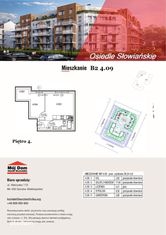 Nowe mieszkanie 36 m2, B2 4.09 Osiedle Słowiańskie