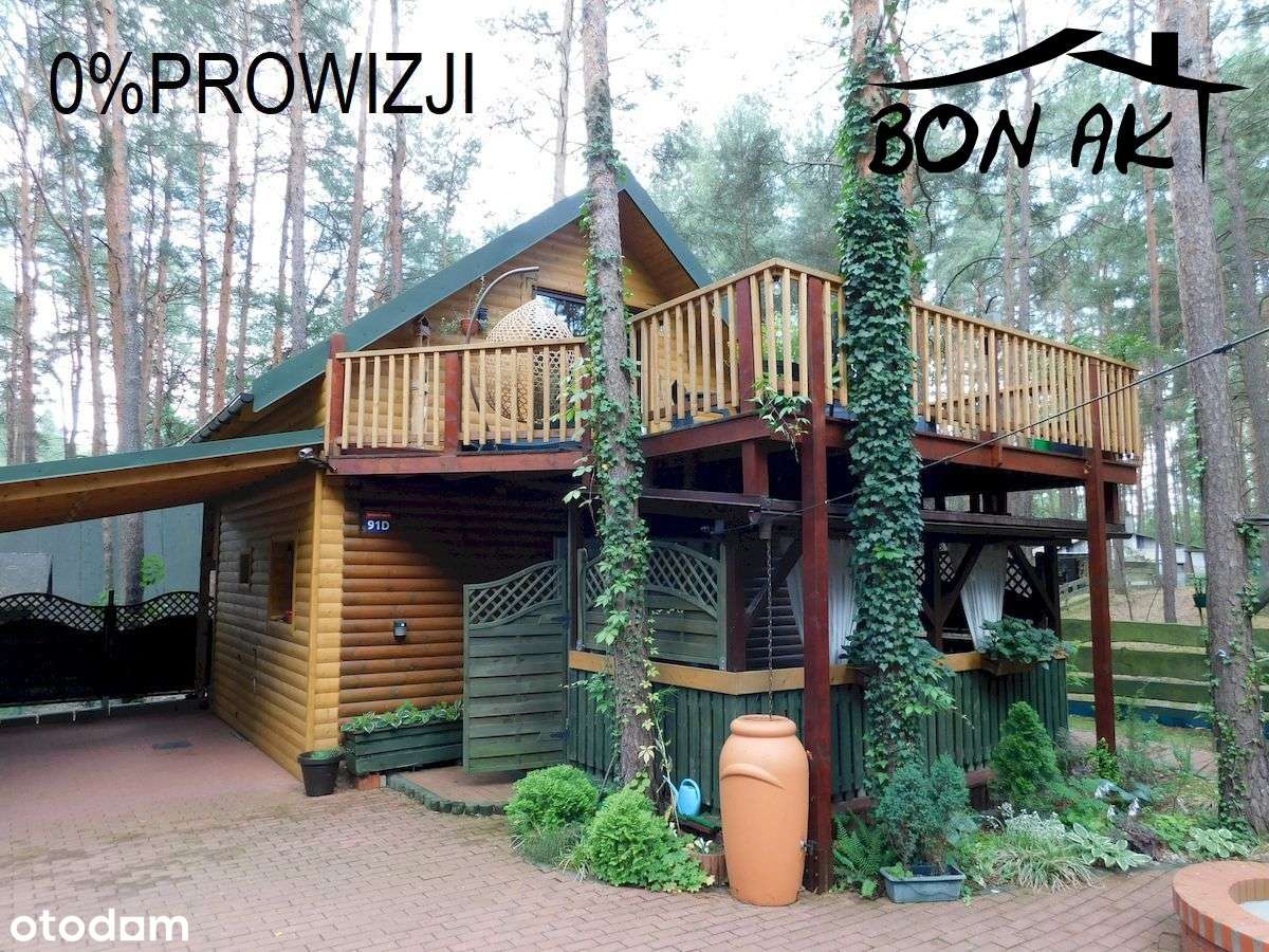 Dom letniskowy w lesie stan idealny