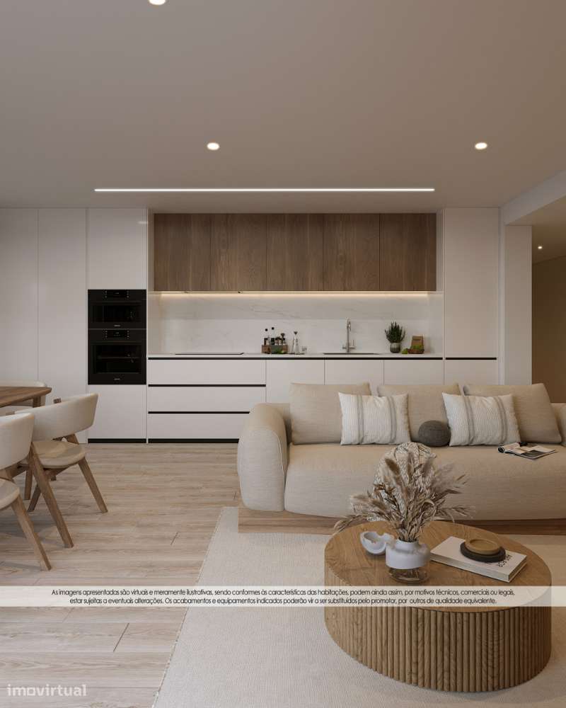 T3 Novo C/ Lugar de Garagem e Arrumos, em Custóias (Matosinhos) - Grande imagem: 4/22