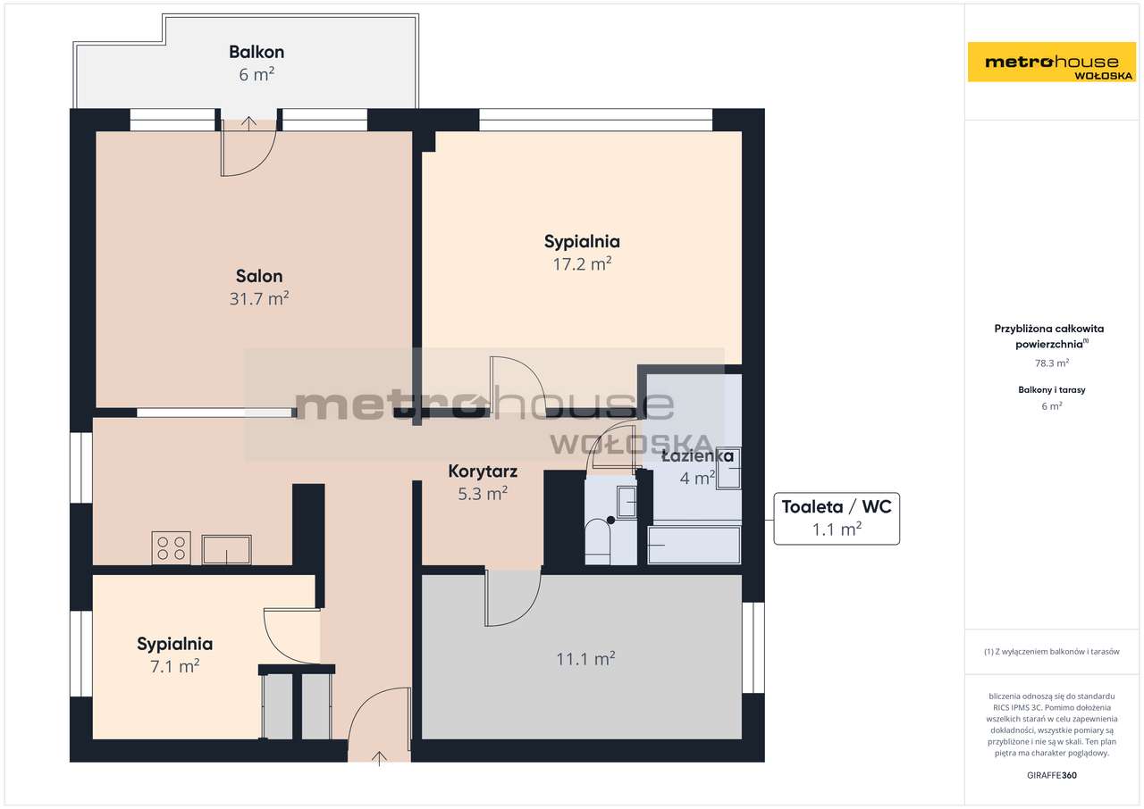 Eleganckie 4 pokoje 77 m², wysoki standard, Gocław – Meissnera-19