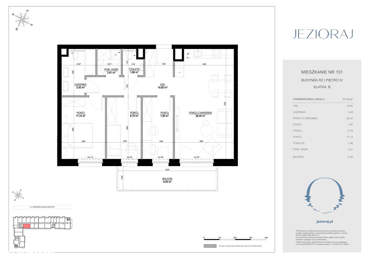 Jezioraj | Zamieszkaj na wakacjach! | Mieszkanie 4-pokojowe | 151 - Pełny obrazek: 2/12