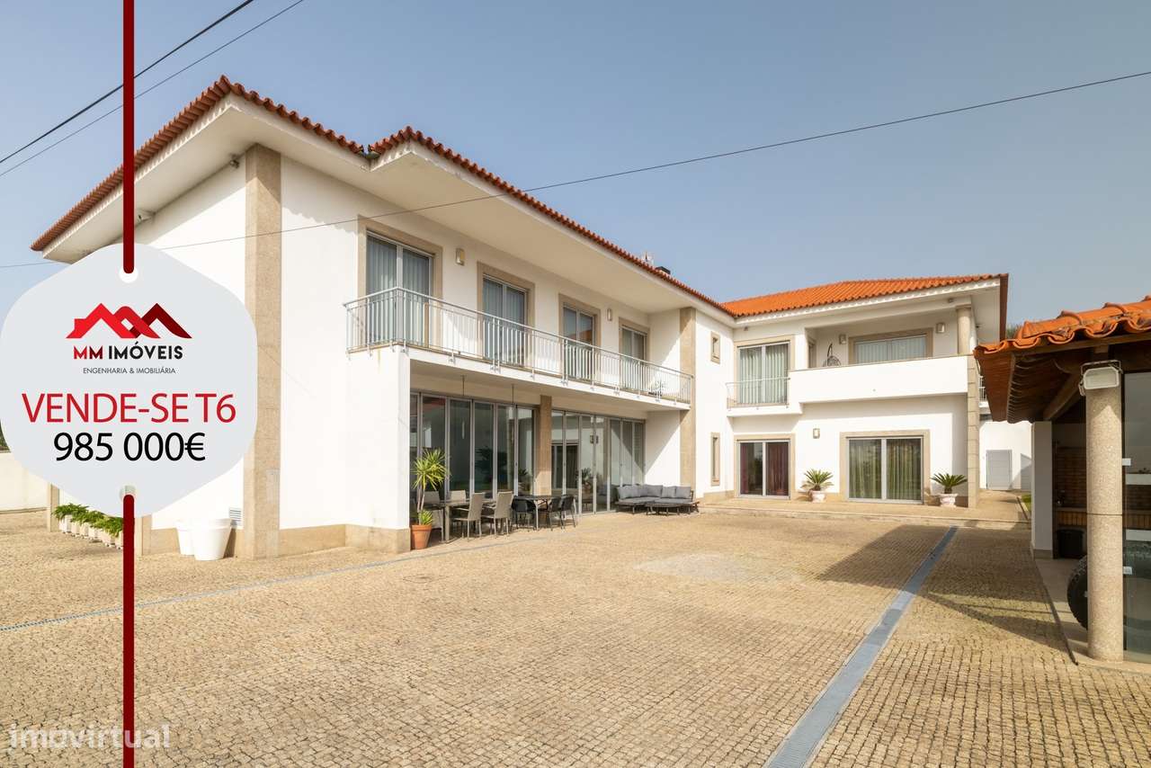 Moradia T6 | Braga | Isolada | Piscina | 1 000m2 | Terraço | Jardim |-0
