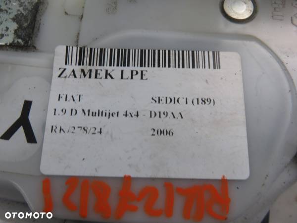 ZAMEK LEWY PRZEDNI FIAT SEDICI 8 PIN - 10