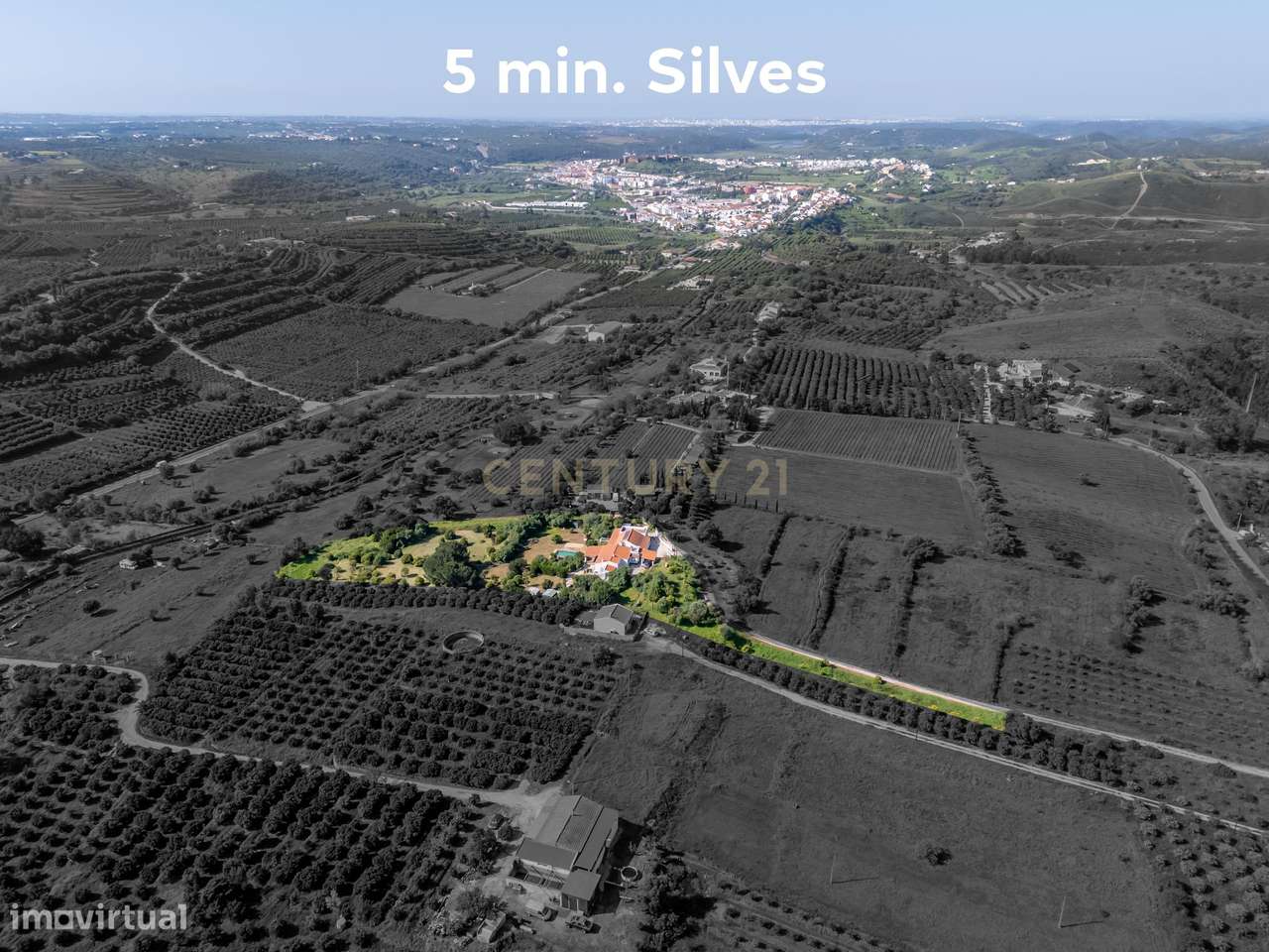 Moradia T3+2 Renovada com 8.640m², Privacidade Total a 5 min de Silves - Grande imagem: 3/37