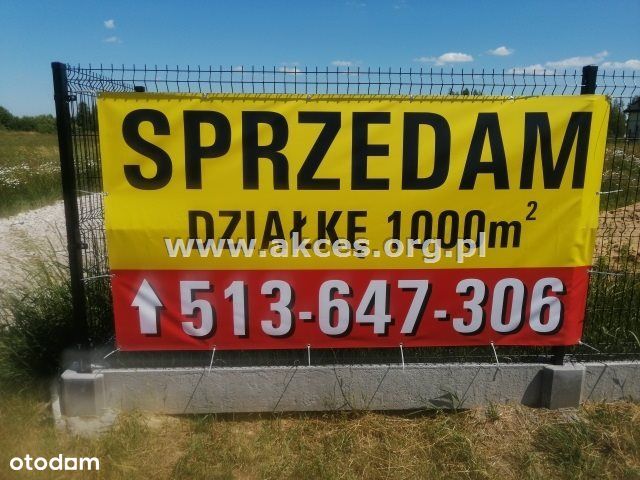 Do Sprzedaży Działka Przypki 1000m2 za 210000zł.