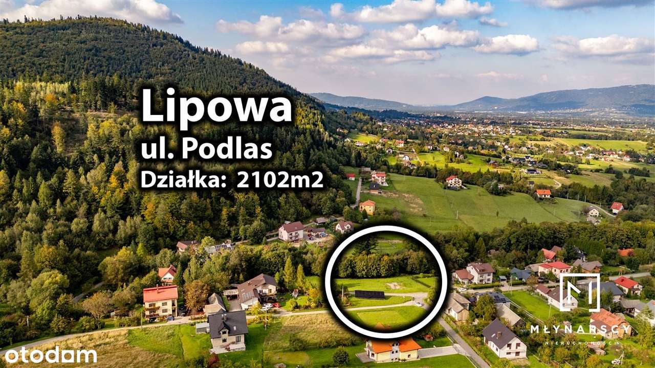 Widokowa działka budowlana z lasem | 21 a Lipowa-4