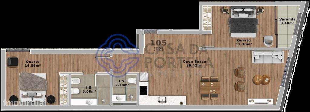 Apartamento  T2 Icónico em Jardim do Morro - Grande imagem: 5/10