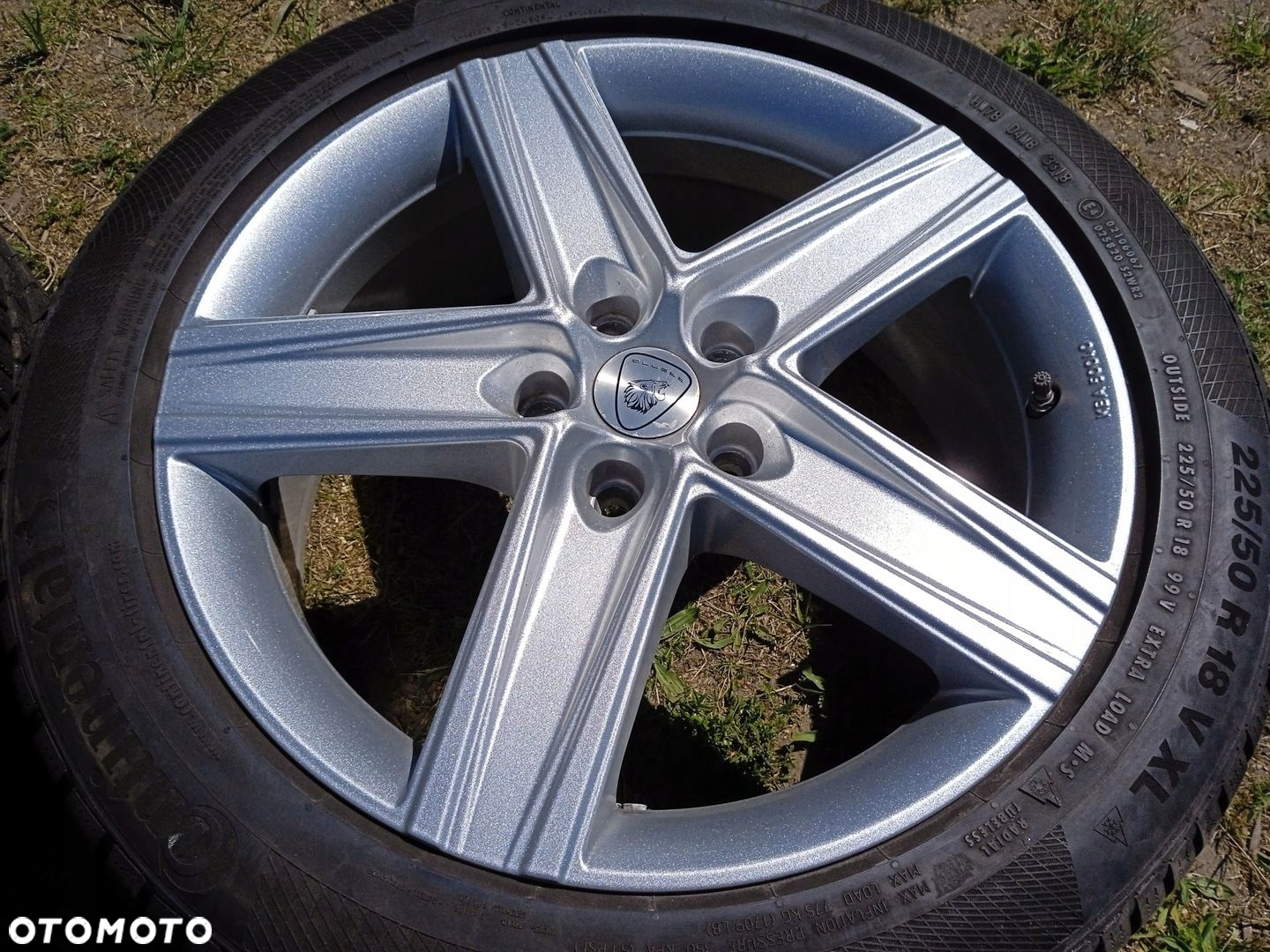 felgi aluminiowe 5x112 Skoda VW Mercedes GLA CLA 7,5x18 opony zimowe 7m - 5