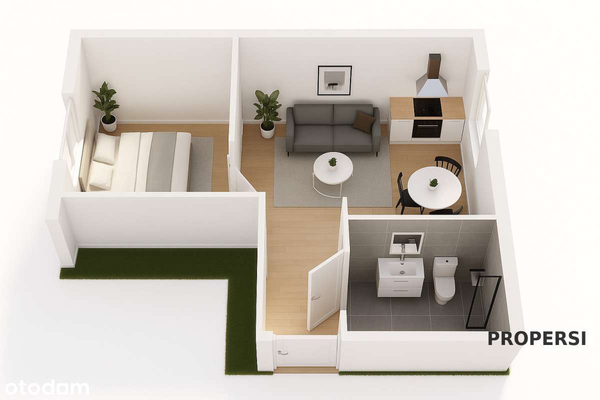 2 pokoje/ do remontu / Przy Wiśle! /pod wynajem-13