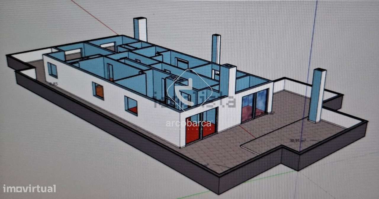 Apartamento  T4 c/ terraço em Ponte de Lima-3