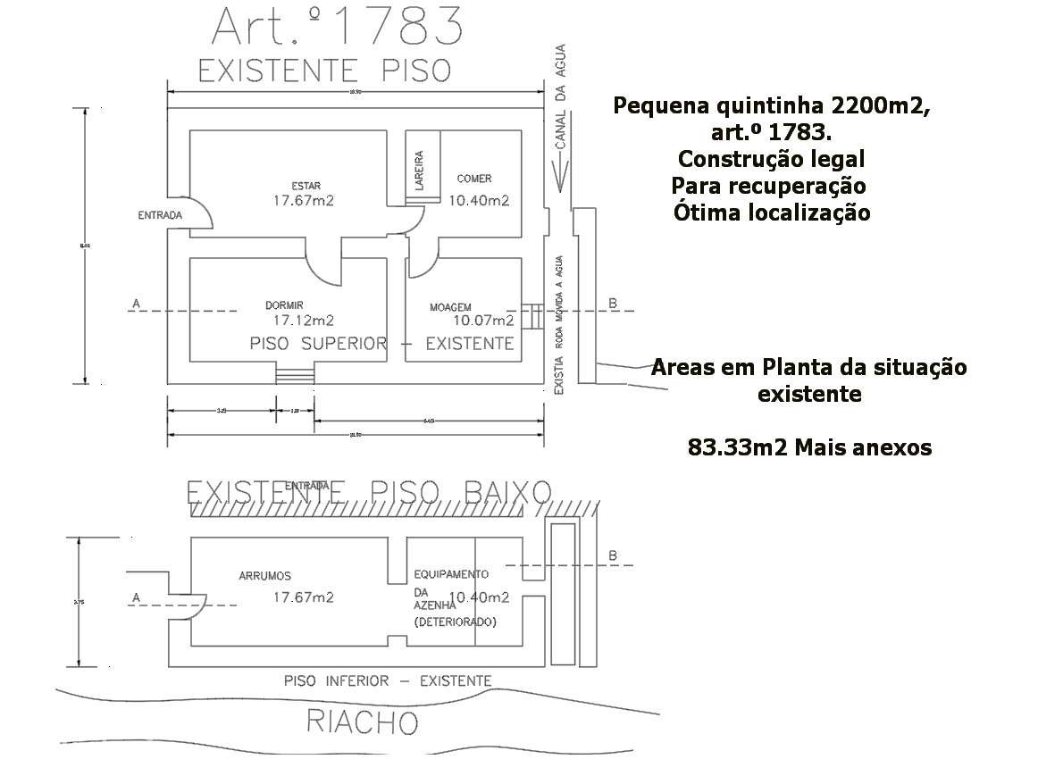 Antiga Casa/azenha, com terreno Marvão São mamede - Grande imagem: 5/15