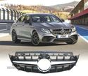 GRELHA FRONTAL PARA MERCEDES CLASE E W213 16-19 E63 AMG PRETO BRILHO - 1