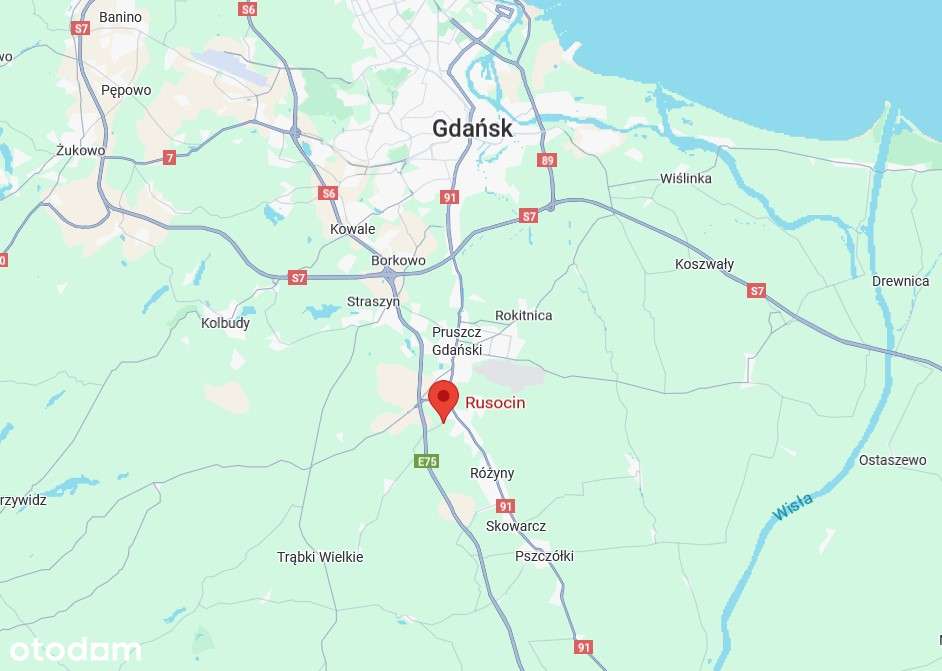 Działki z MPZP od 2500mkw do 8100mkw w dobrej lokalizacji w Rusocinie - Pełny obrazek: 4/8