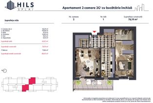 HILS Splai | Apartament 2 camere 2G” | Rate dezvoltator | Proiect nou