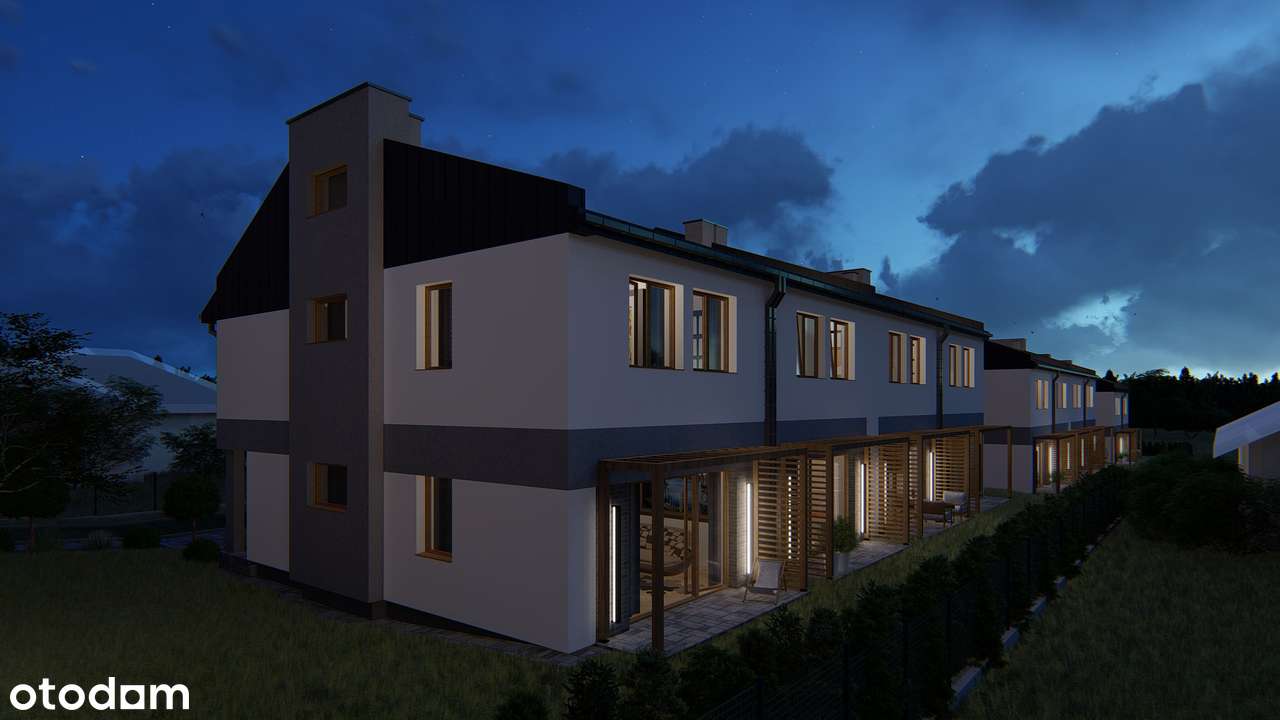 Nowoczesny segment z ogródkiem i garażem | Modrzewiowa Park | Masłów-8