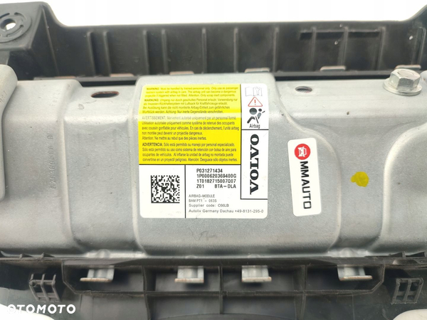 AIRBAG PODUSZKA KOLANOWA VOLVO V40 II P031271434 UK - 4