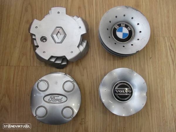 4 Centros Jante Roda BMW Volvo Ford Renault - 2