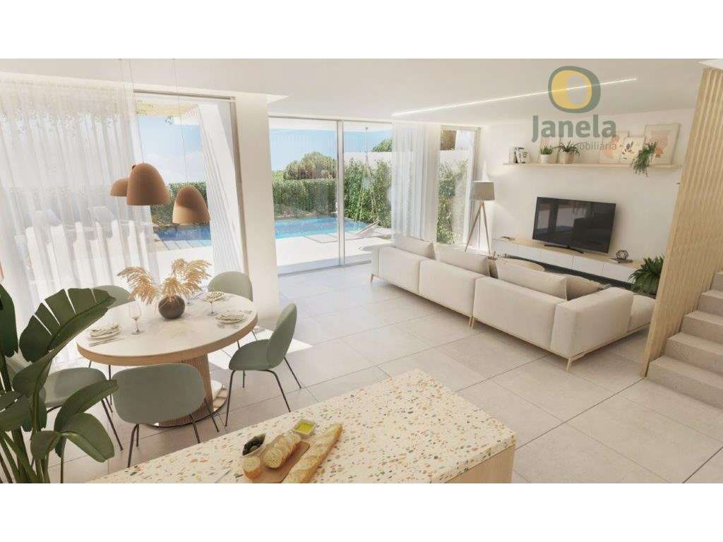 Moradia T3 moderna com piscina privada, garagem e vista para a natu...-12