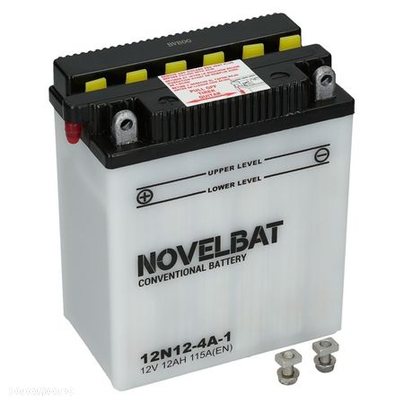 Akumulator Novelbat 12N12-4A-1 12V 12Ah 115A L - 1
