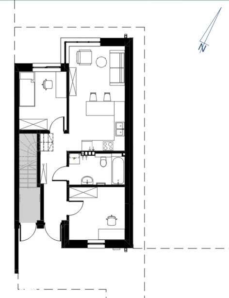 3 pokoje z ogrodem! 55m2! - Pełny obrazek: 4/4