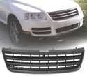 GRELHA FRONTAL SEM SÍMBOLO PARA VOLKSWAGEN VW TOUAREG 03-08 PRETA - 1