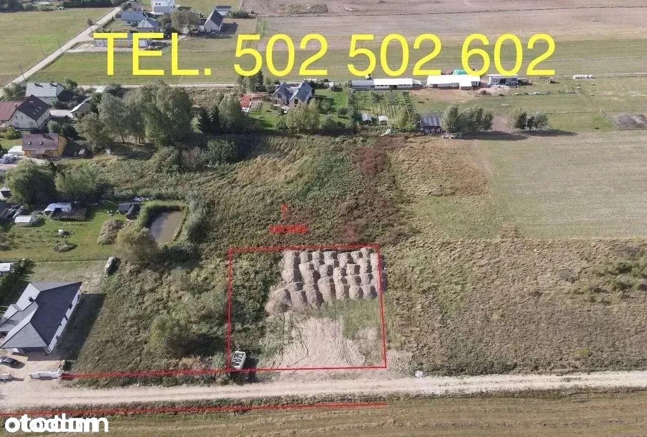 kol.Porosły , 1500 m2 działka budowlana z planem !!