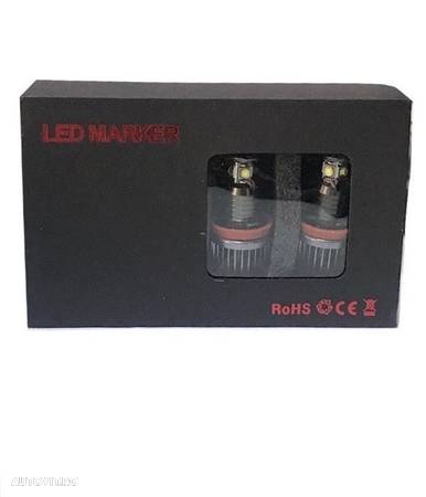 Set Led Marker CANBUS Angel Eyes BMW H8 40W 6500K - 2