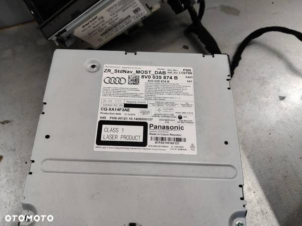 Radio Nawigacja Audi A3 8V Wyświetlacz Czytnik 8V0035874B 8V0857273M - 3