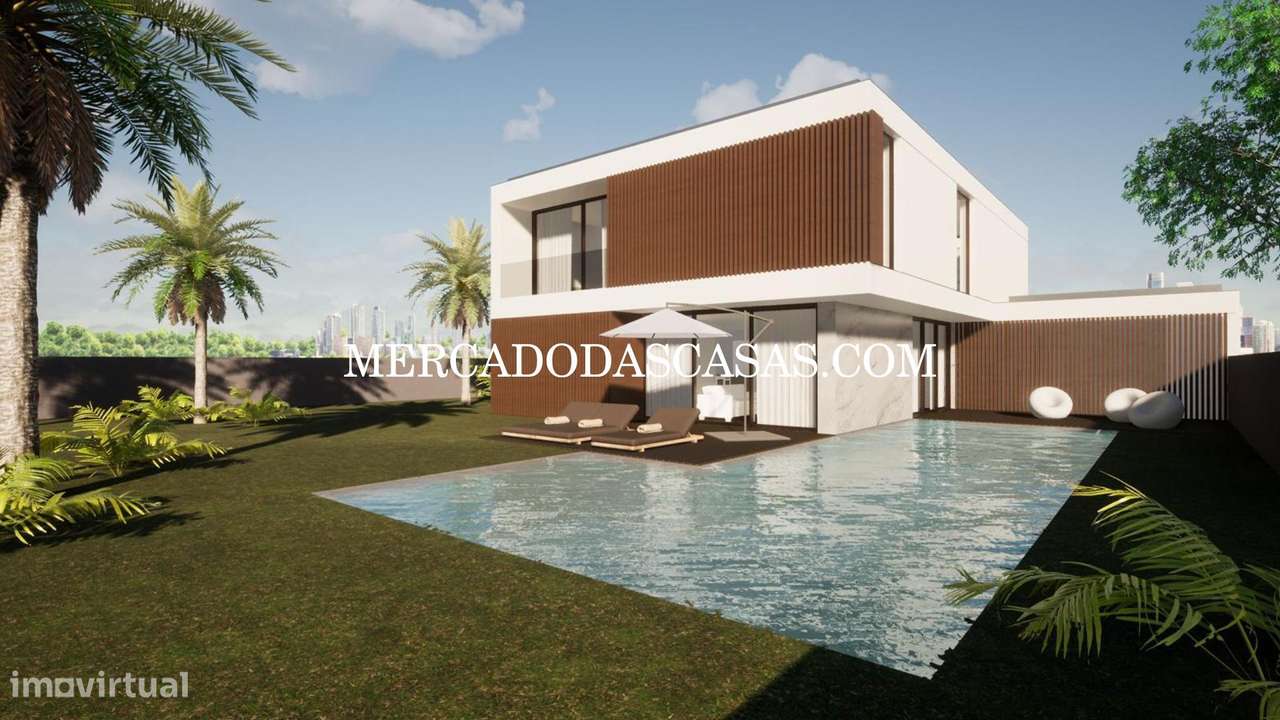 Moradia T4 em Serzedo, com piscina e jardim - Grande imagem: 4/9