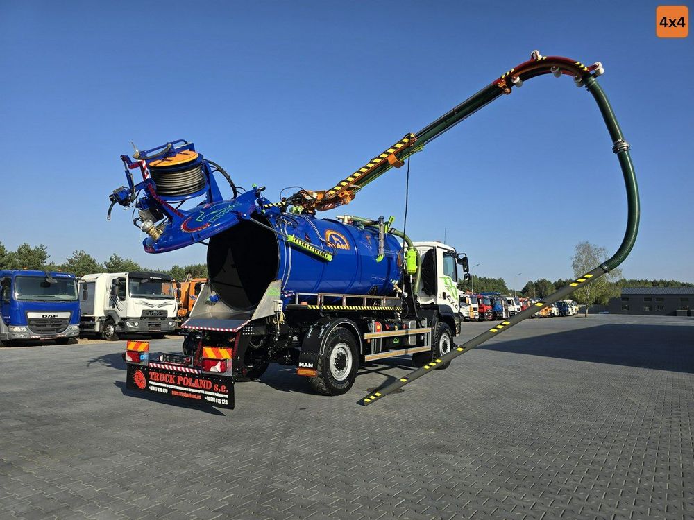 Man 4x4 wuko gamon pw8  do zbierania odpadów płynnych separatorów 2014
