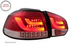 Stopuri LED VW Golf 6 VI Hatchback (2008-2013) Rosu Clar- livrare gratuita - 6